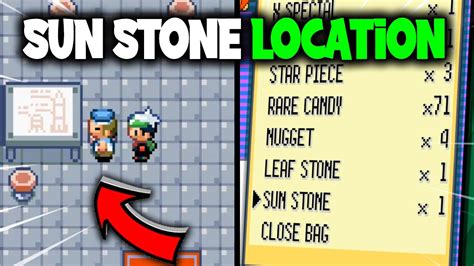 sun stone pokemon emerald.